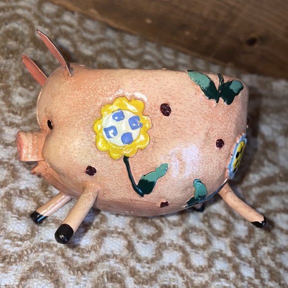 Pig trinket bowl/candle holder 4” - Picture 13 of 13